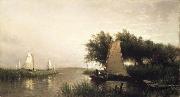 Arthur Quartley On Synepuxent Bay, Maryland oil on canvas